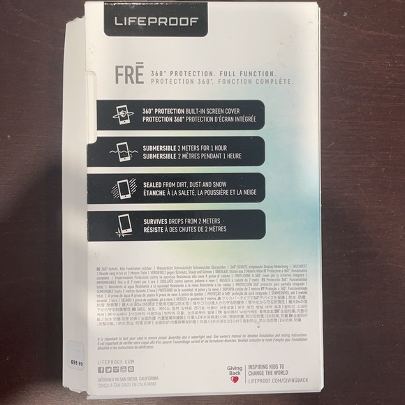 Lifeproof /Fre live 360 /iphone8 plus/ iphone7plus case - Picture 2 of 4